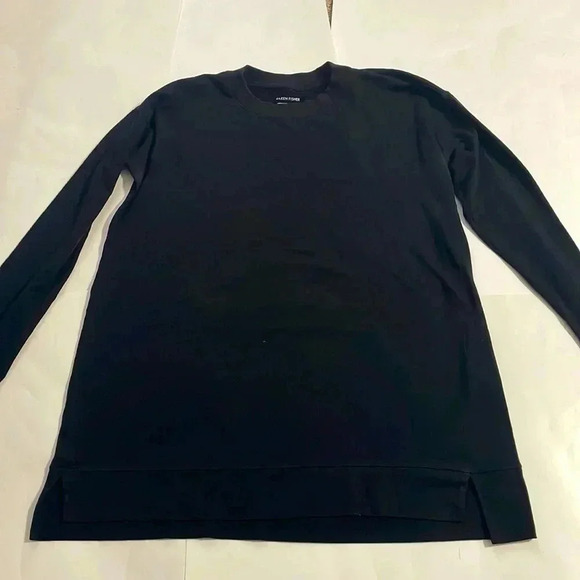 Eileen Fisher long sleeve black top size small - Picture 1 of 5